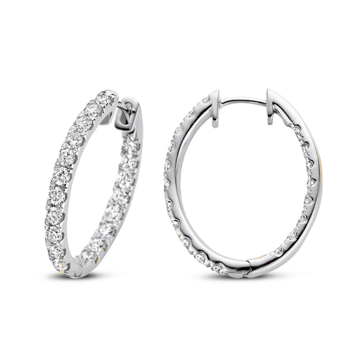 Ohrringe Lauren 2,00 ct. Weißgold
