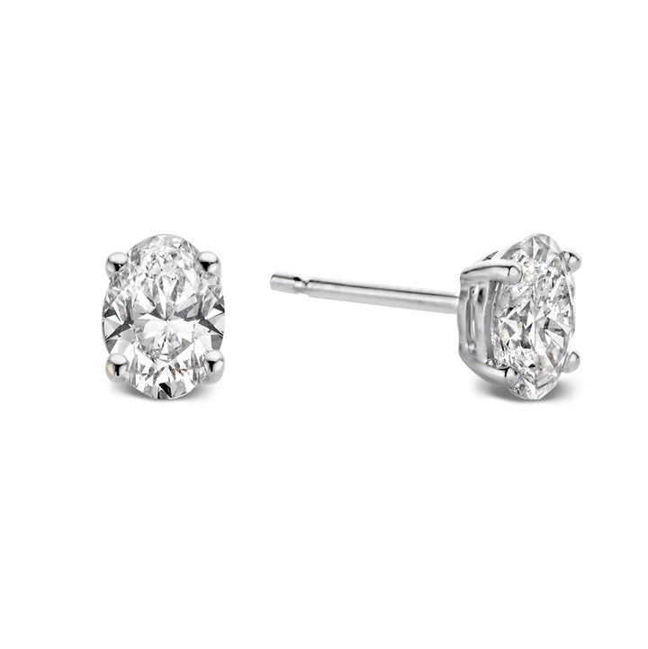 Franky Ohrstecker 0,50 ct. Weißgold