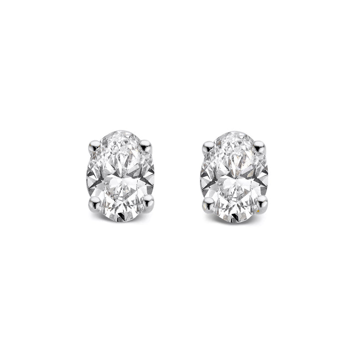 Franky Ohrstecker 0,50 ct. Weißgold