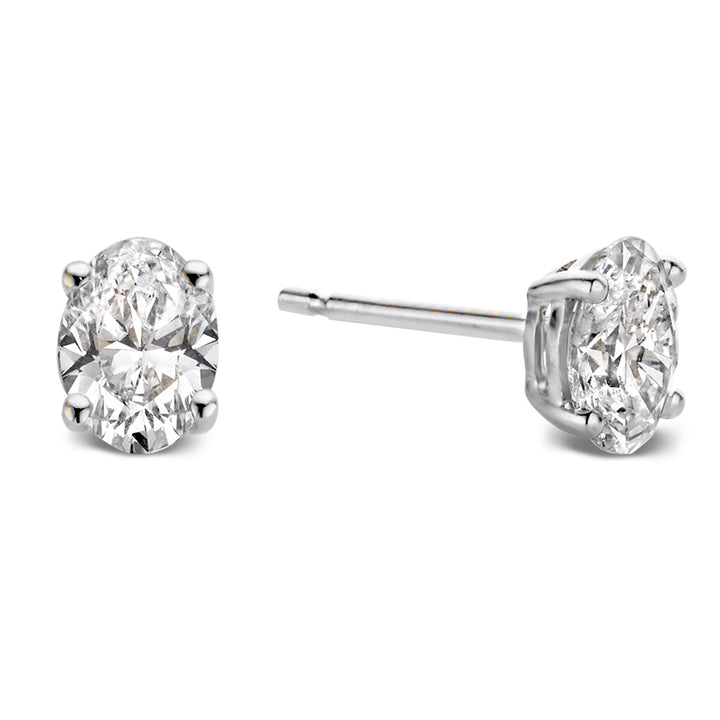 Franky Ohrstecker 1,00 ct. Weißgold