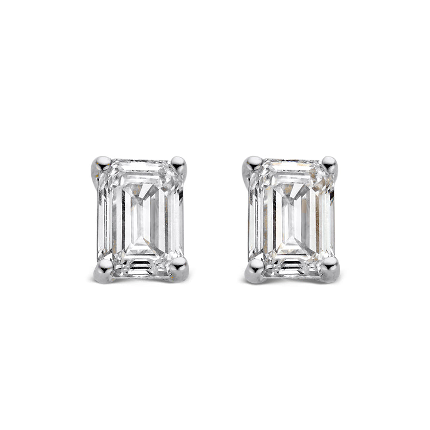 Nora Ohrstecker 1,00 ct. Weißgold