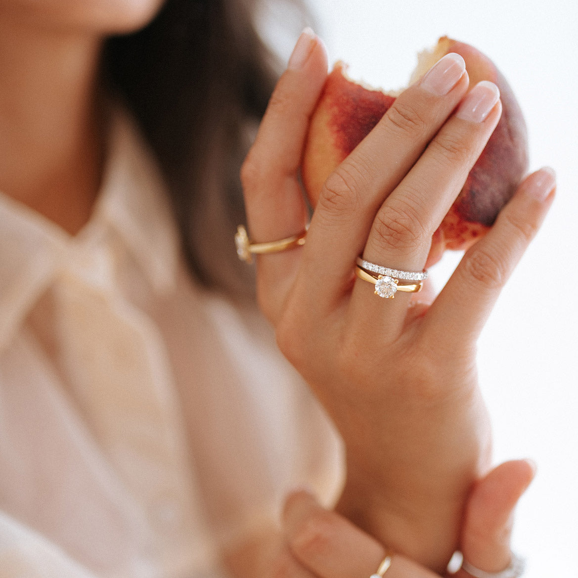 Ring Olivia 1,00 ct. Weißgold