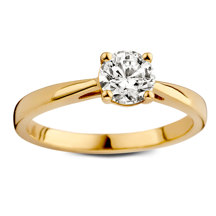 Ring Olivia 0,75 ct. Gelbgold