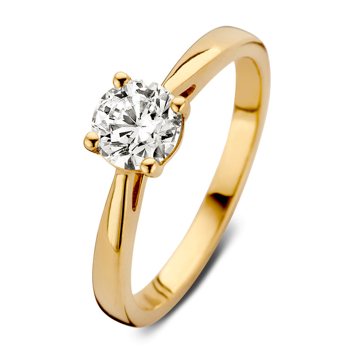Ring Olivia 0,75 ct. Gelbgold
