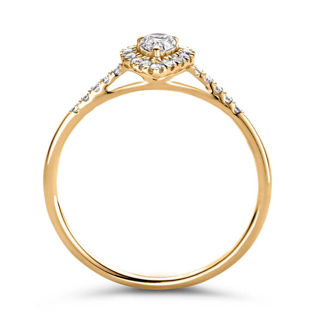 Ring Elin Royal 0,30 ct. Gelbgold