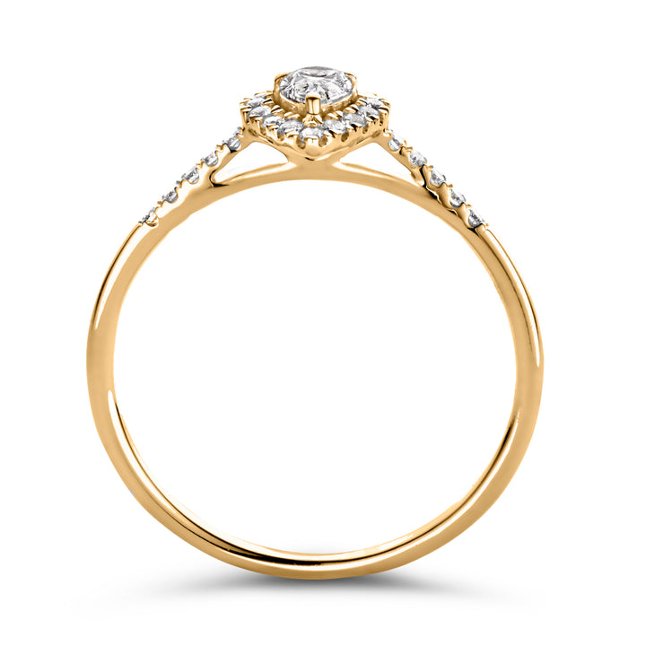 Ring Elin Royal 0,30 ct. Gelbgold