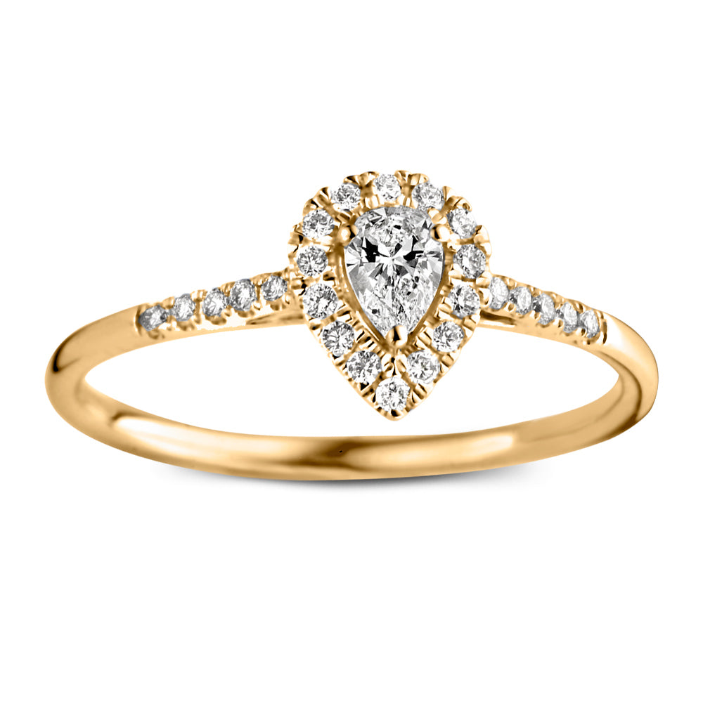 Ring Elin Royal 0,30 ct. Gelbgold
