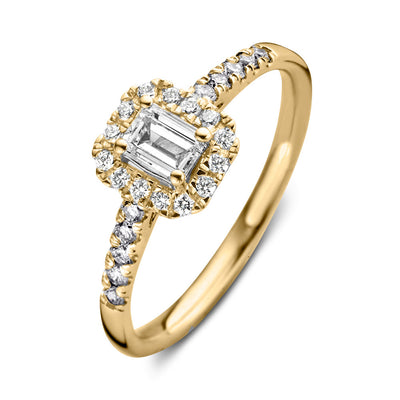 Ring Efeu Royal 0,50 ct. Gelbgold