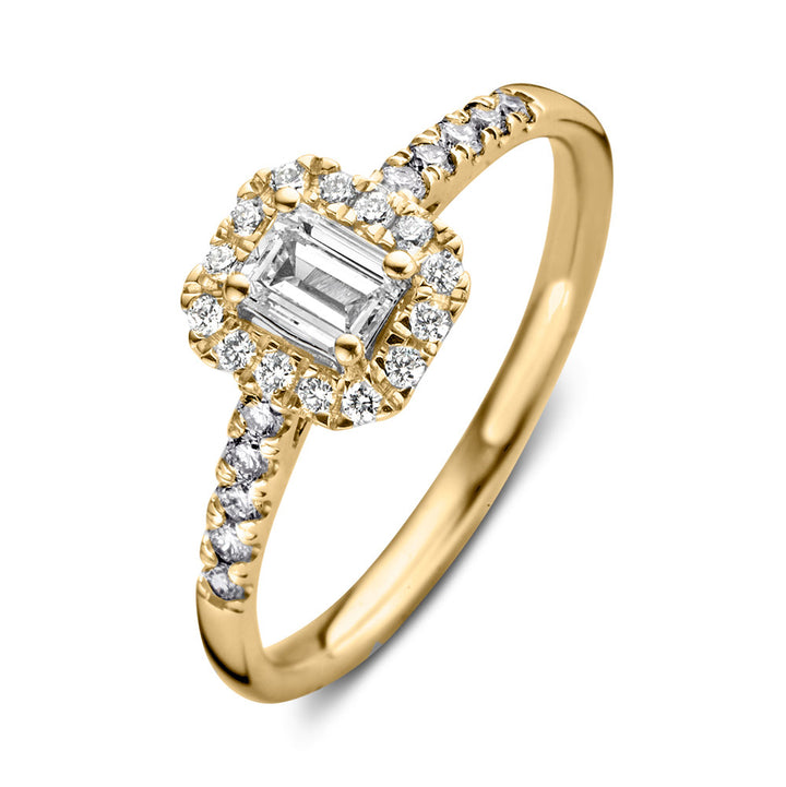 Ring Efeu Royal 0,50 ct. Gelbgold
