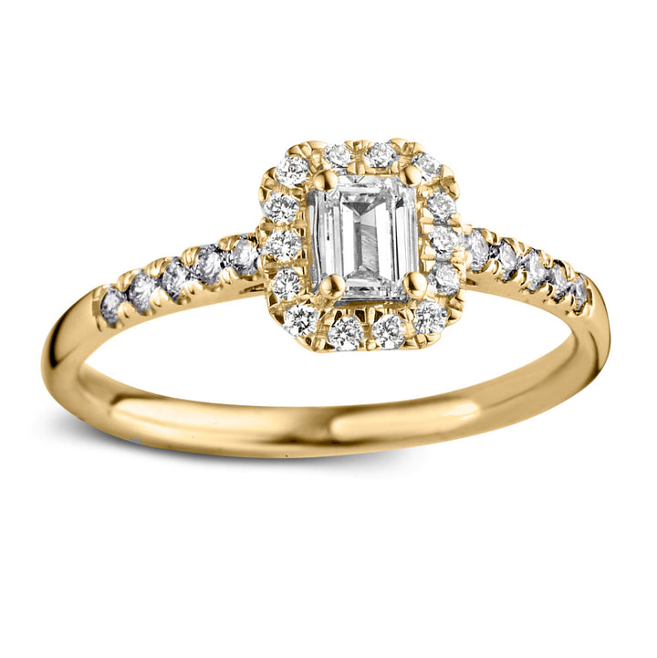 Ring Efeu Royal 0,50 ct. Gelbgold