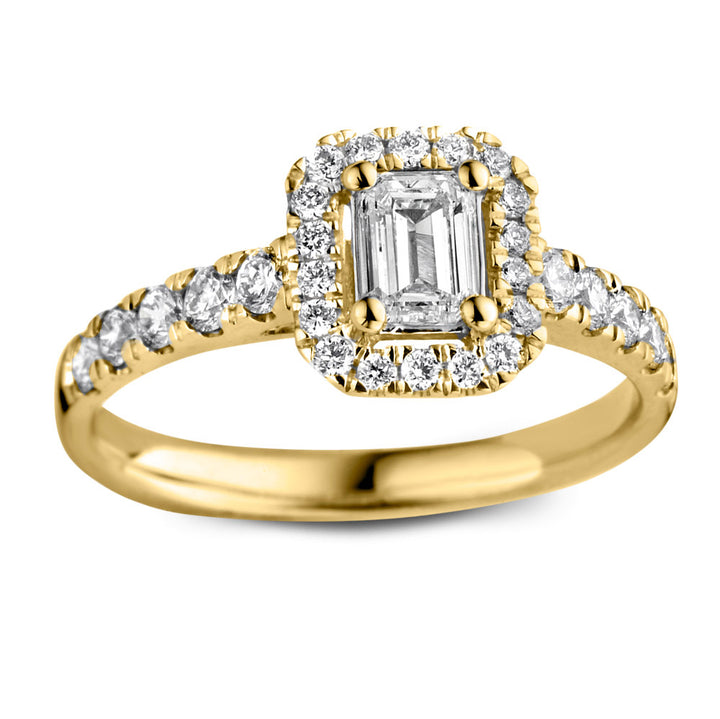 Ring Efeu Royal 1,00 ct. Gelbgold