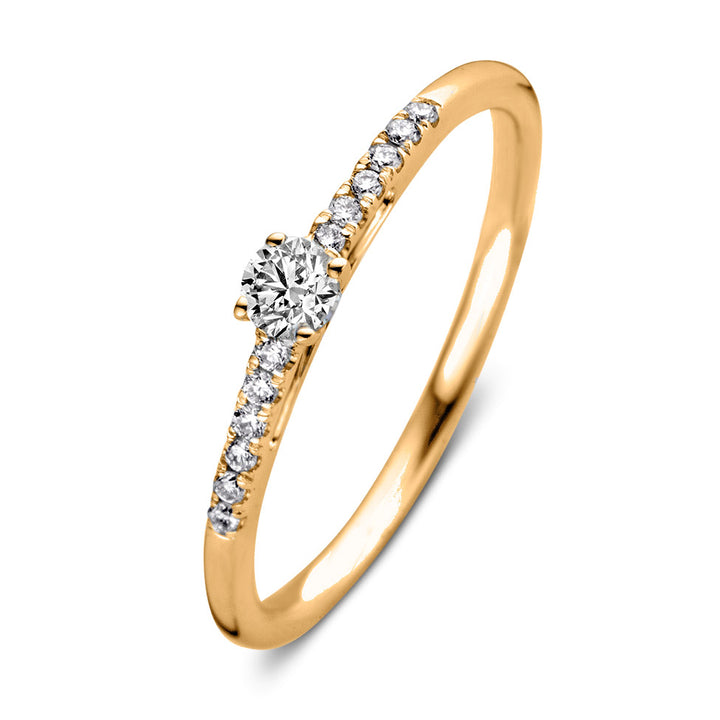 Ring Mary 0,20 ct. Gelbgold