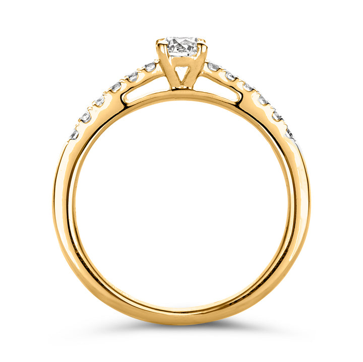 Ring Mary 0,50 ct. Gelbgold