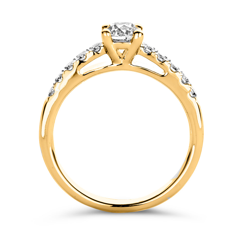 Ring Mary 0,80 ct. Gelbgold