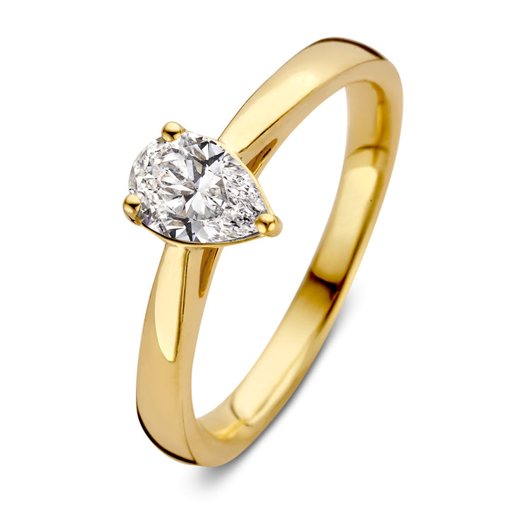 Ring Ava 0,50 ct. Gelbgold