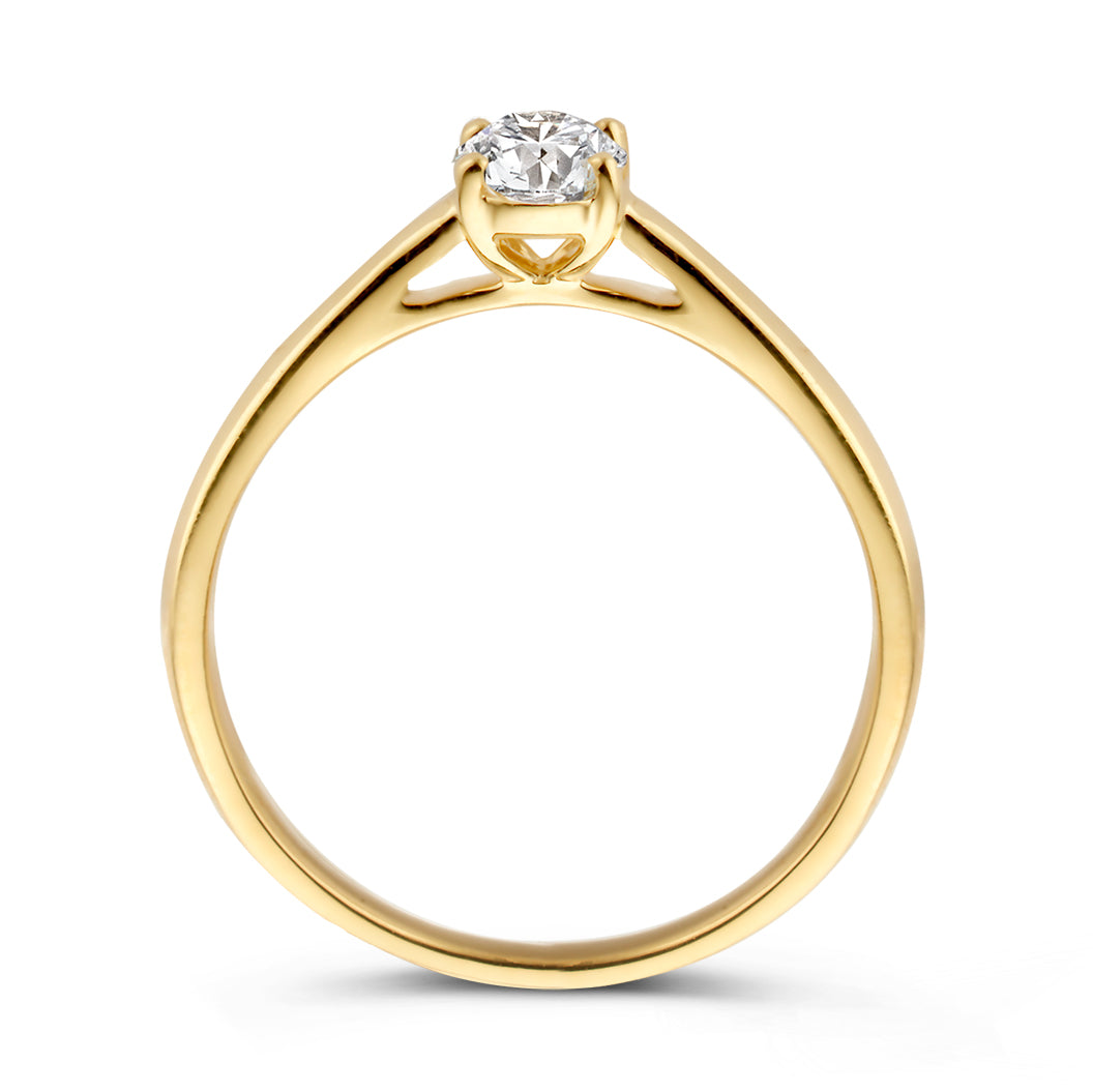 Ring Franky 0,30 ct. Gelbgold