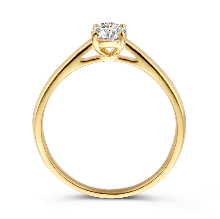 Ring Franky 0,30 ct. Gelbgold
