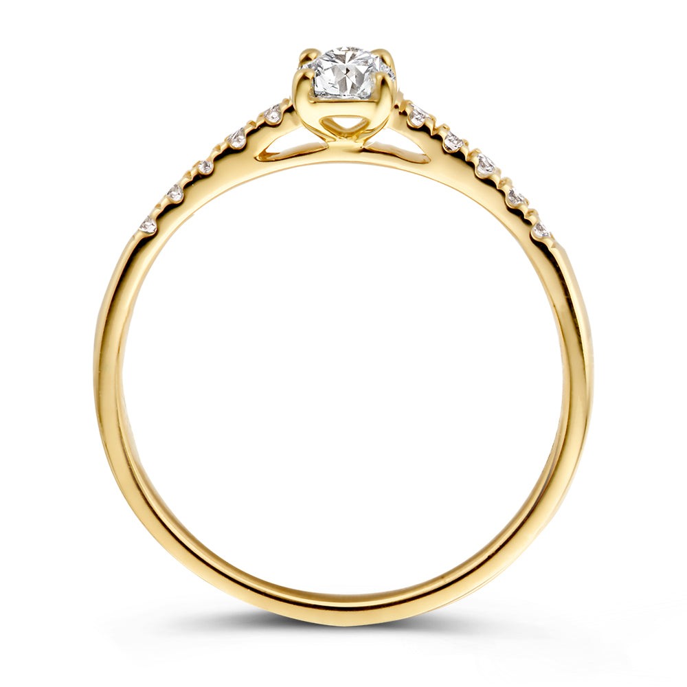 Ring Franky Royal 0,48 ct. Gelbgold