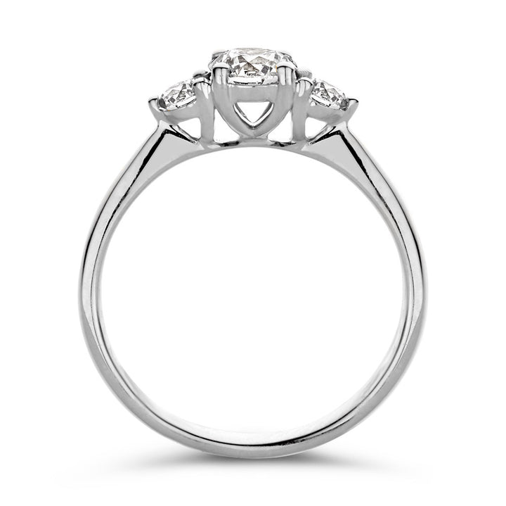 Alix ring 0,75 crt. witgoud