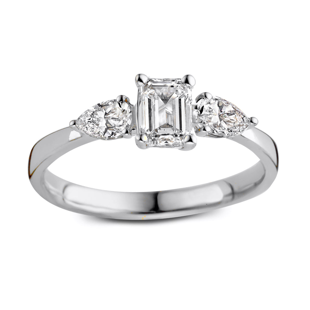 Ring Lize 0,90 ct. Weißgold