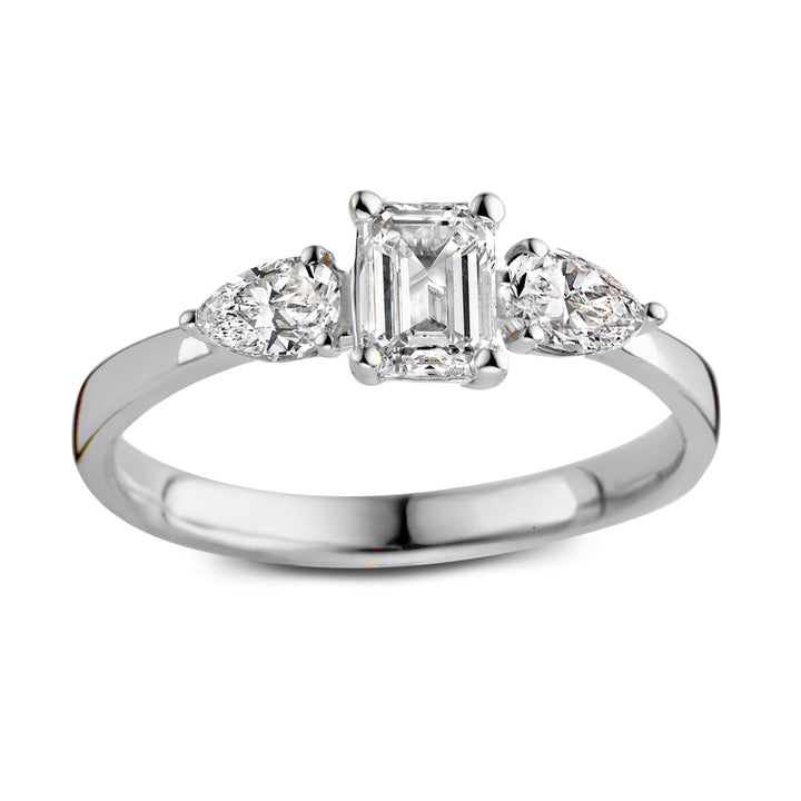 Ring Lize 0,90 ct. Weißgold