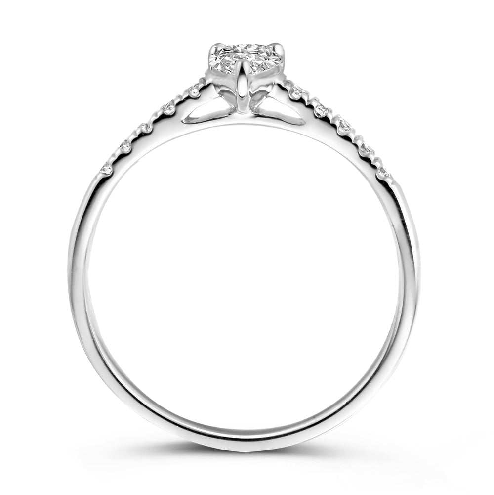 Ring Ava Royal 0,48 ct. Weißgold