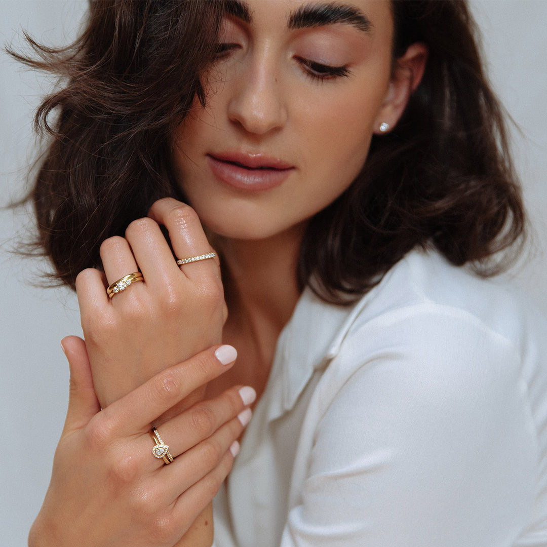 Ring Elin 0,30 ct. Gelbgold