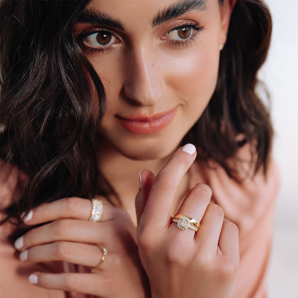 Ring Efeu Royal 1,00 ct. Gelbgold