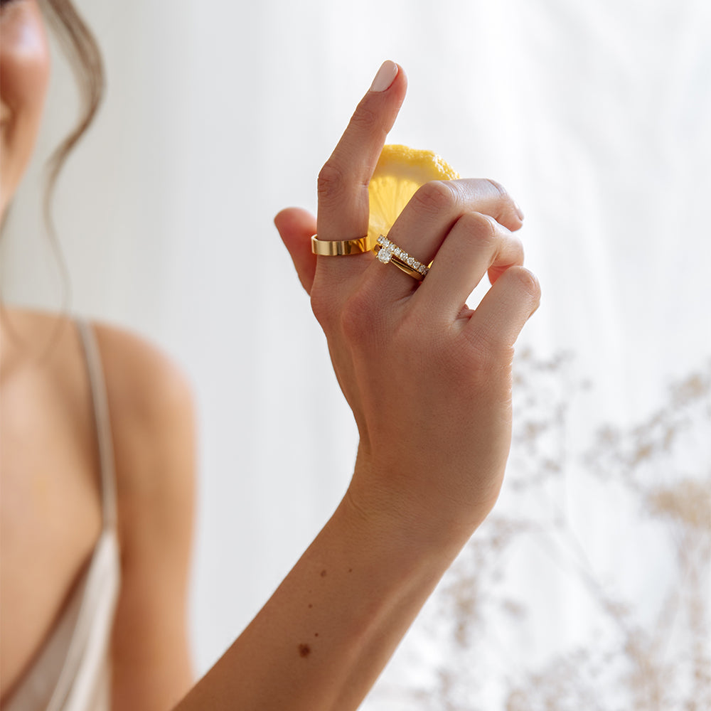 Ring Millie 0,86 ct. Gelbgold