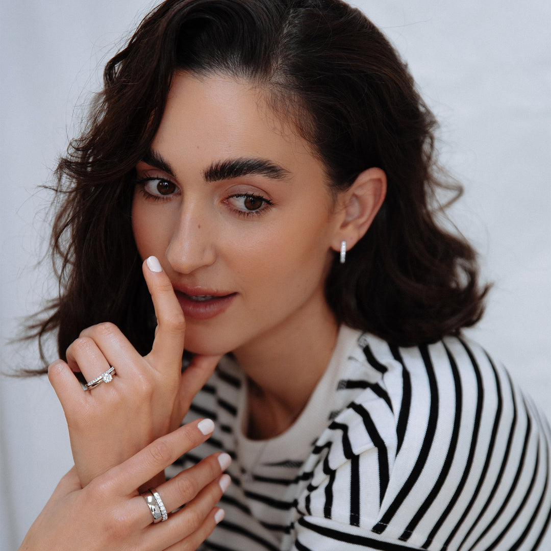Ring Olivia 0,75 ct. Weißgold